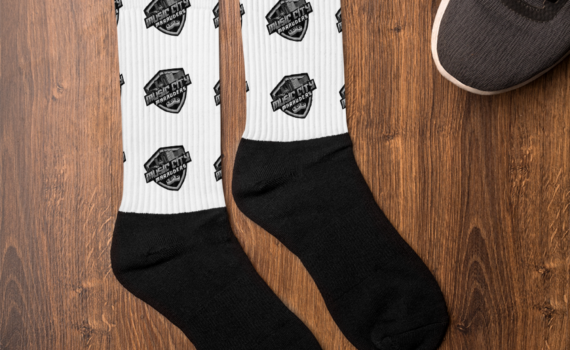 Marauders Black Foot Sublimated Socks